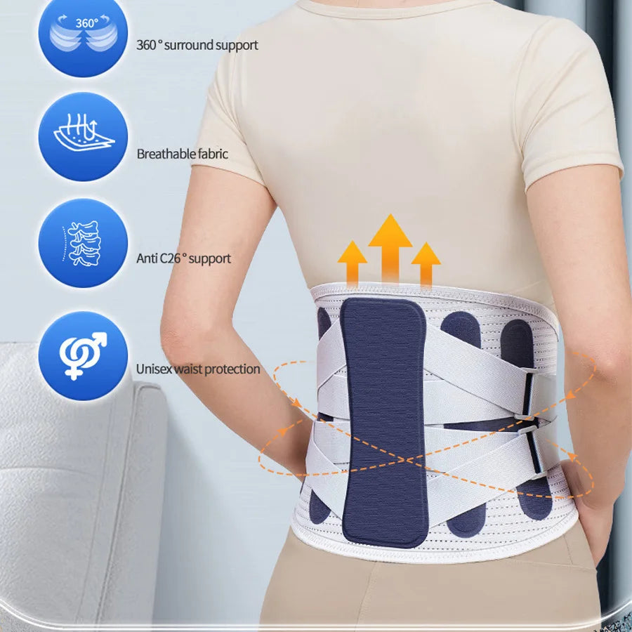 Backuro™ Adjustable Lumbar Support Belt