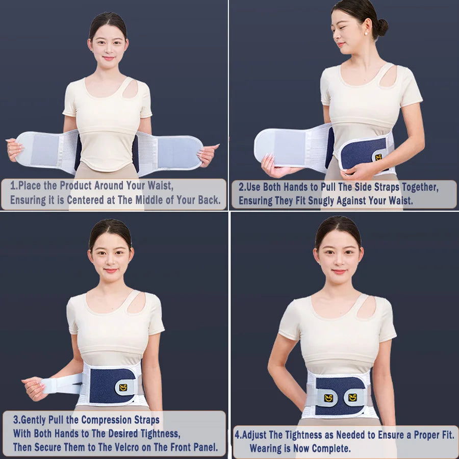 Backuro™ Adjustable Lumbar Support Belt